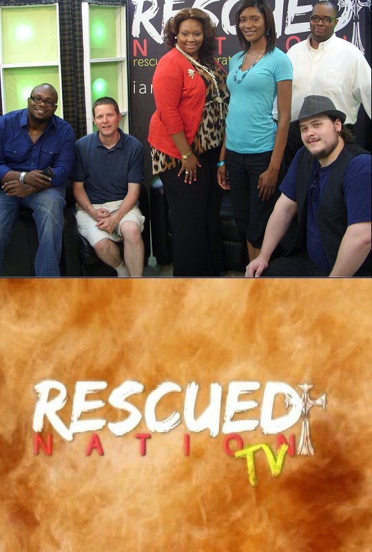 Rescued Nation TV (Season one cast photo) 2011 - Shawn A. Ward - Bryan Kreutz - Paris Drake - Shameka Greene - Hernandes Union and Matthew R. Dawson