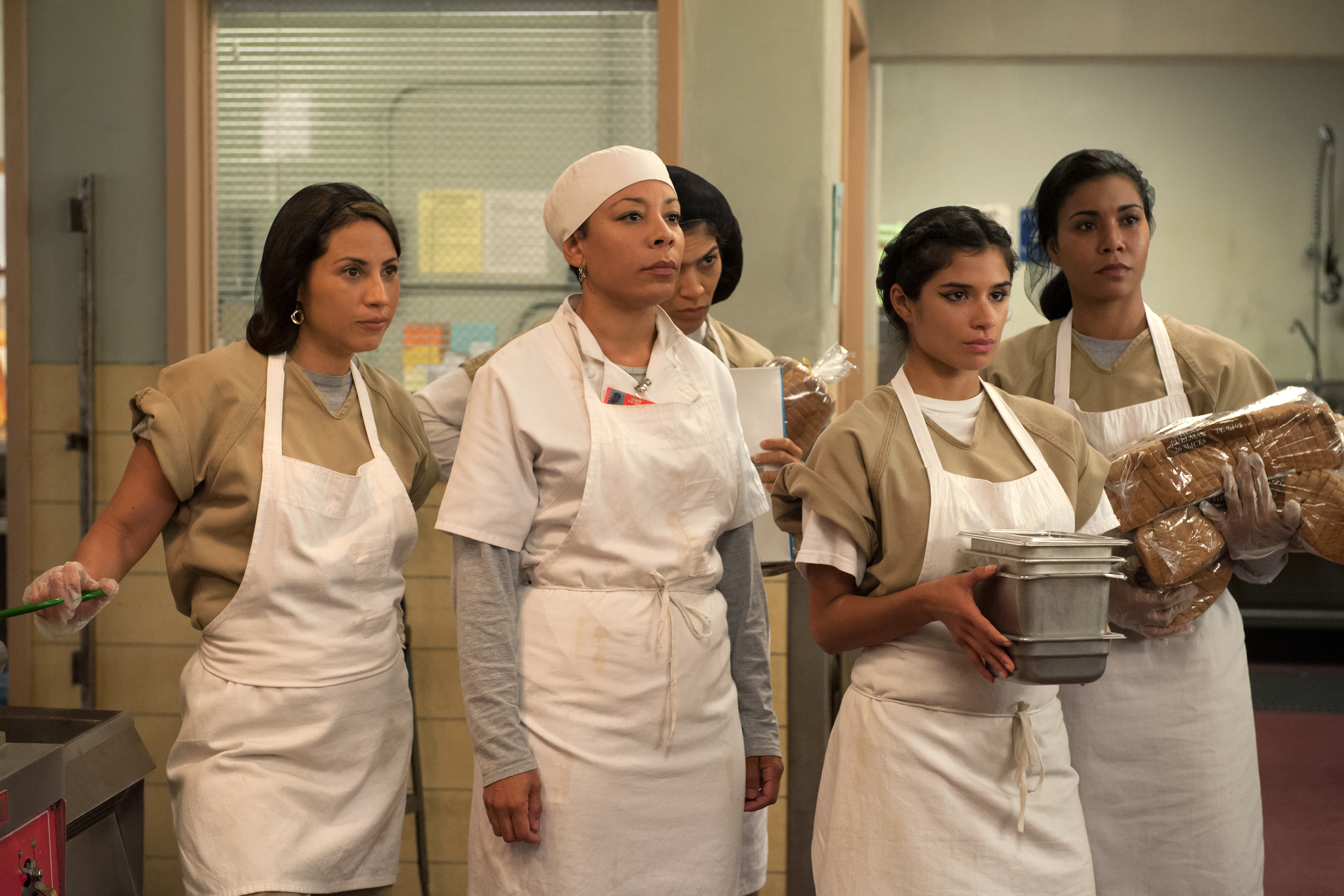 Still of Selenis Leyva and Diane Guerrero in Orange Is the New Black (2013)