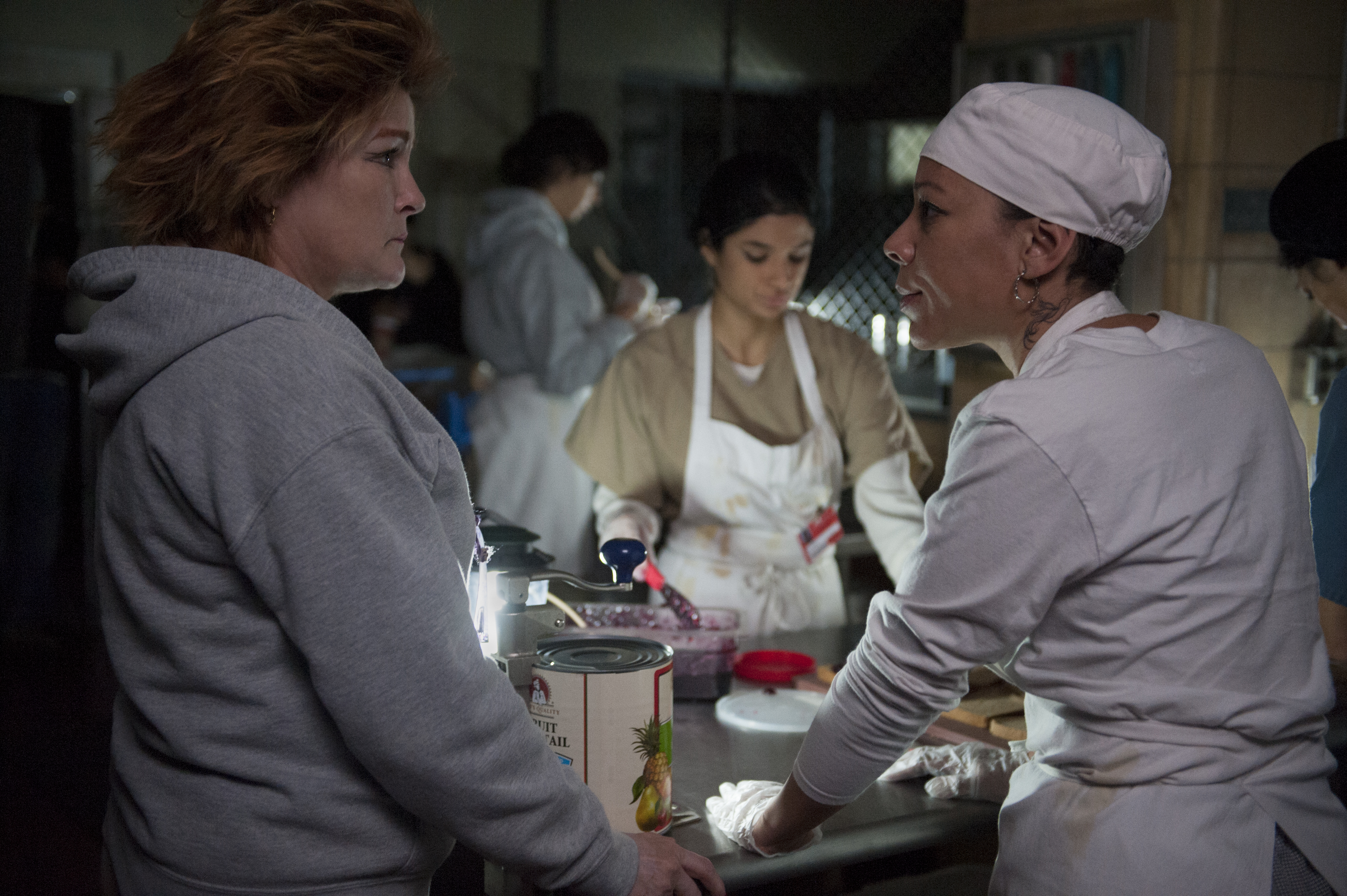 Still of Kate Mulgrew, Selenis Leyva and Diane Guerrero in Orange Is the New Black (2013)