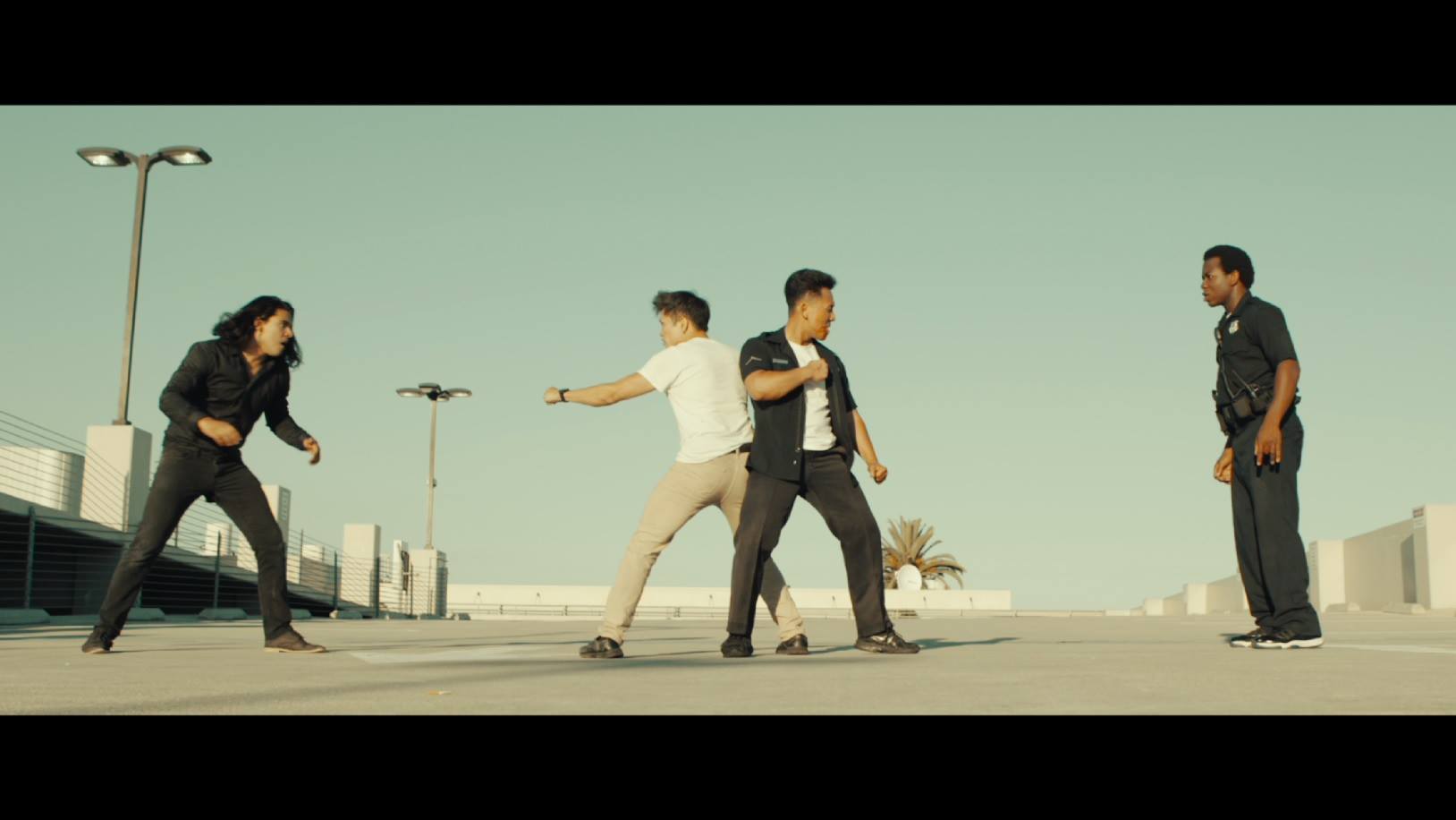 Screenshot of the fight scene from 