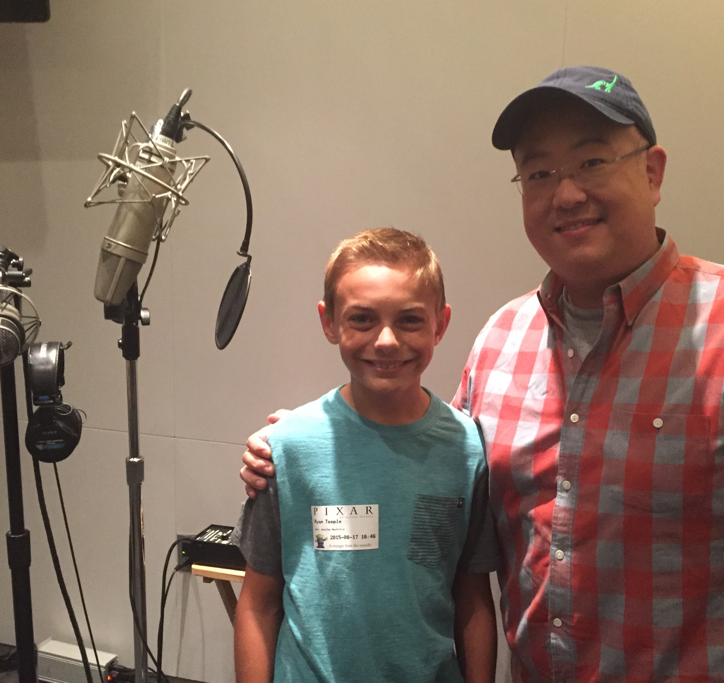 With director Peter Sohn, The Good Dinosaur