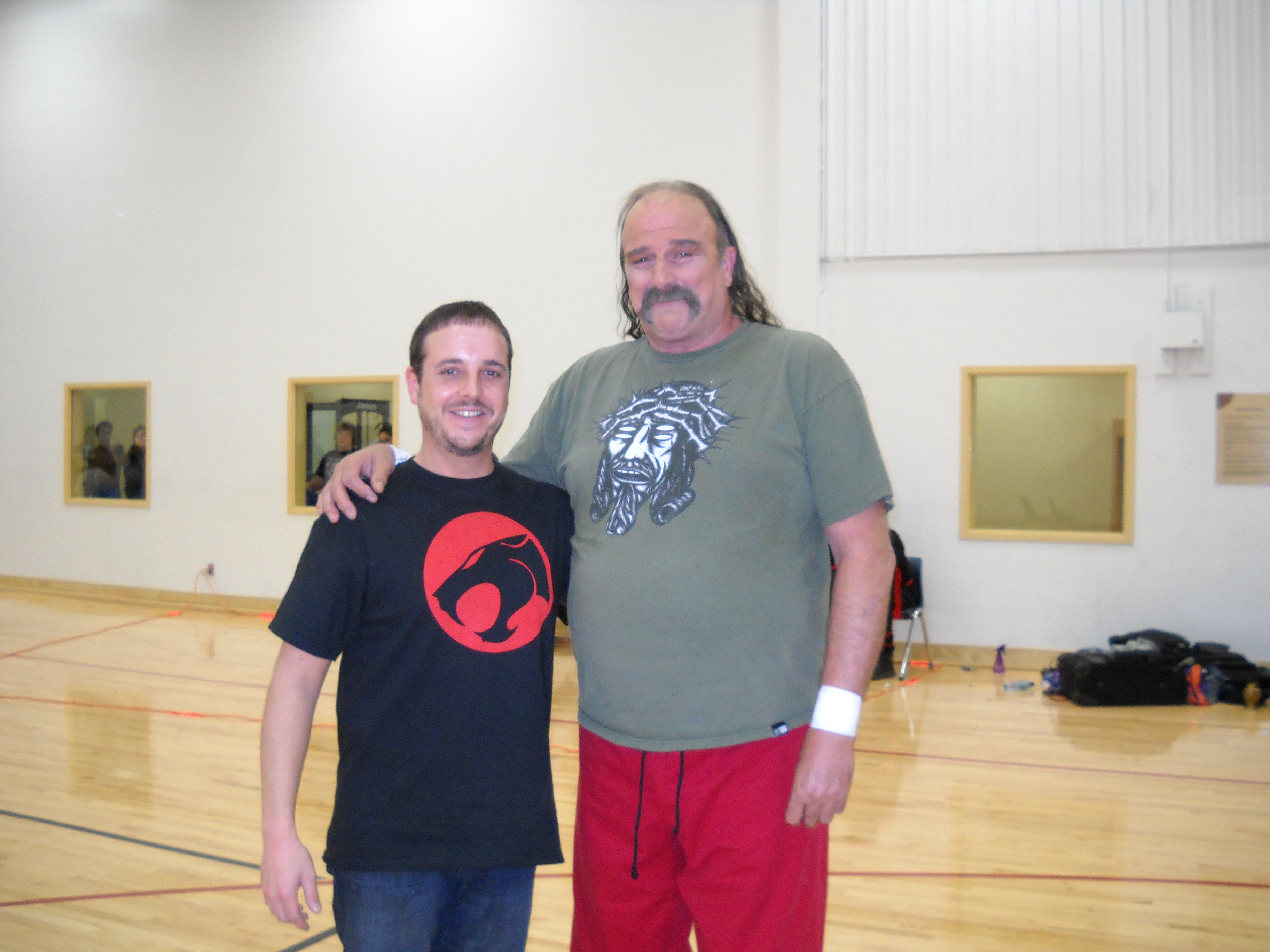 BTS with Legendary WWE Superstar Aurelian Smith aka Jake 'The Snake'Roberts and Actor&Producer Nicholas Joseph Mackey on set of the feature film 'Little Creeps