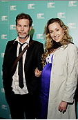 Actors Kieran Darcy-Smith and Felicity Price attend the Sydney Film Festival