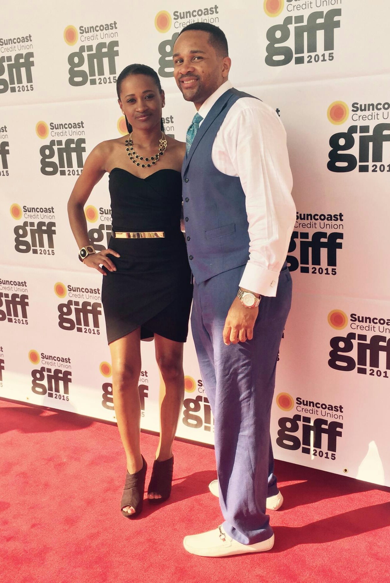 Gasparilla International Film Festival (GIFF) 2015 with Actress Krystle McMullan and Actor David Jackson of 