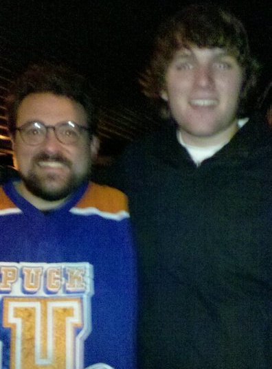 Jak Kerley and director Kevin Smith.