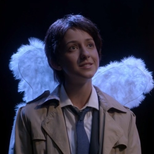 Nina as Kirsten/Castiel on CW's Supernatural