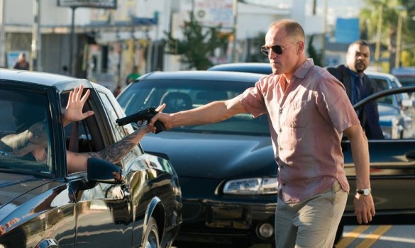 Client/ Actor (Mario Orozco) with actor Woody Harrelson in the soon to released feature film 
