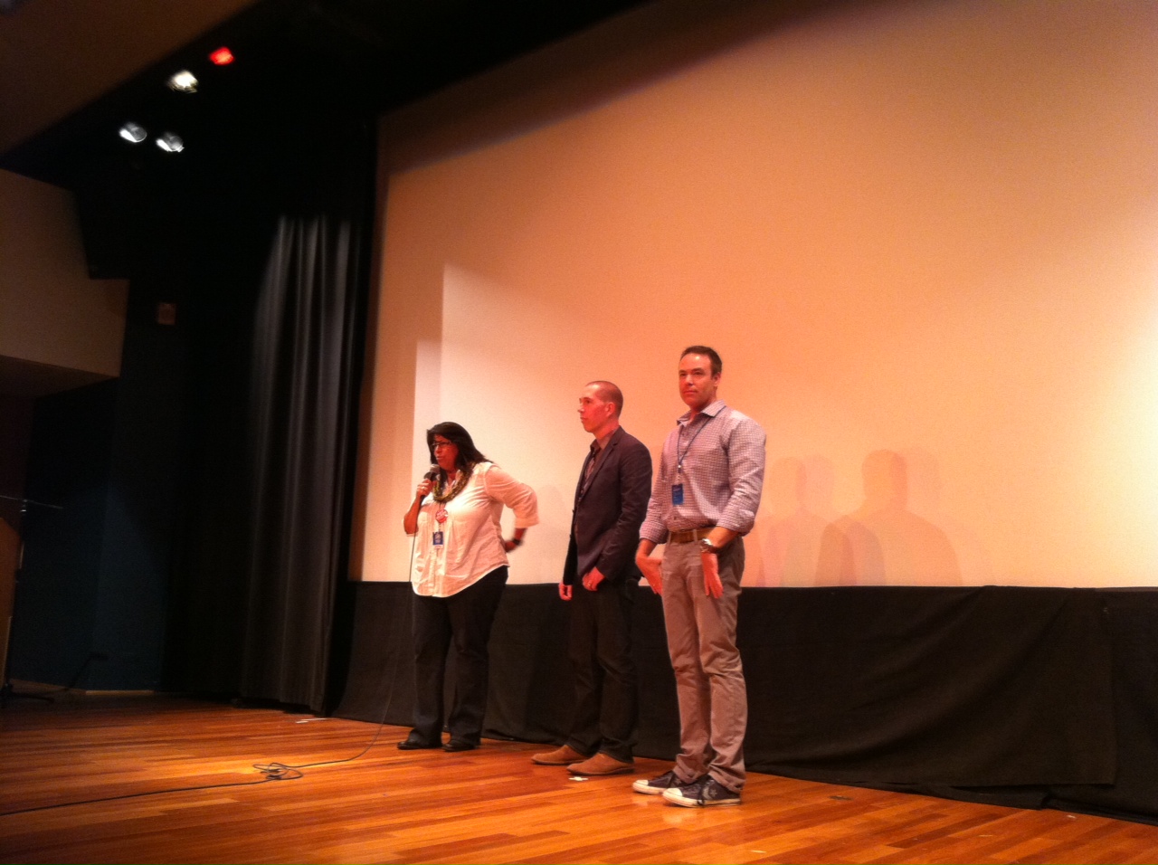 Post-Screening Conversation at the Honolulu Rainbow Film Festival, 2012.