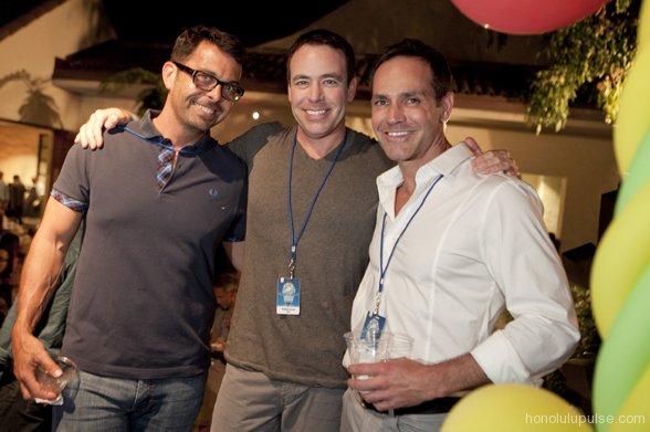 Stephen Soucy and Tom Becktold at the 2012 Honolulu Rainbow Film Festival.