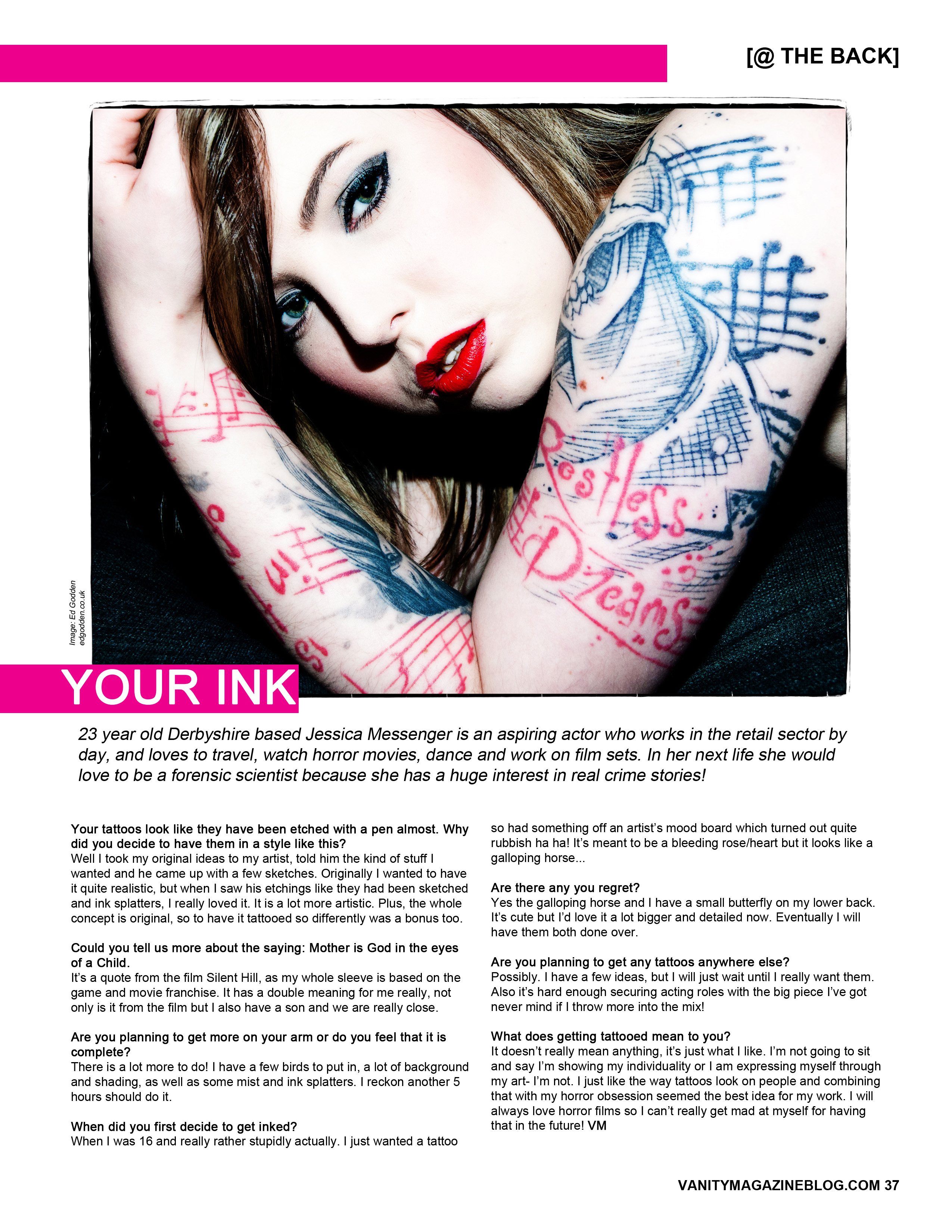 Vanity Magazine Interview