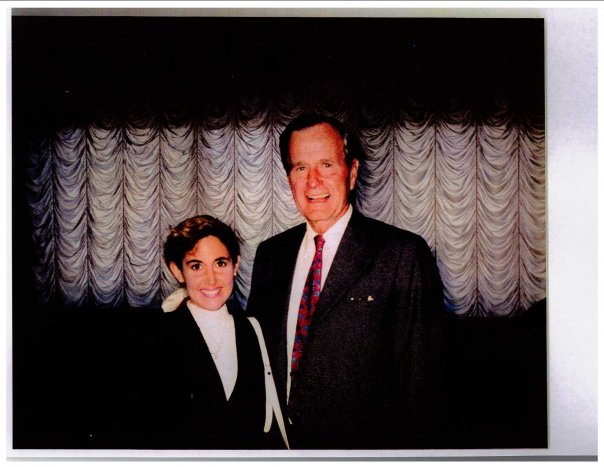 U.S. President George Bush, Cynthia Martin - Bush Gorbachev Summit, Moscow, Russia