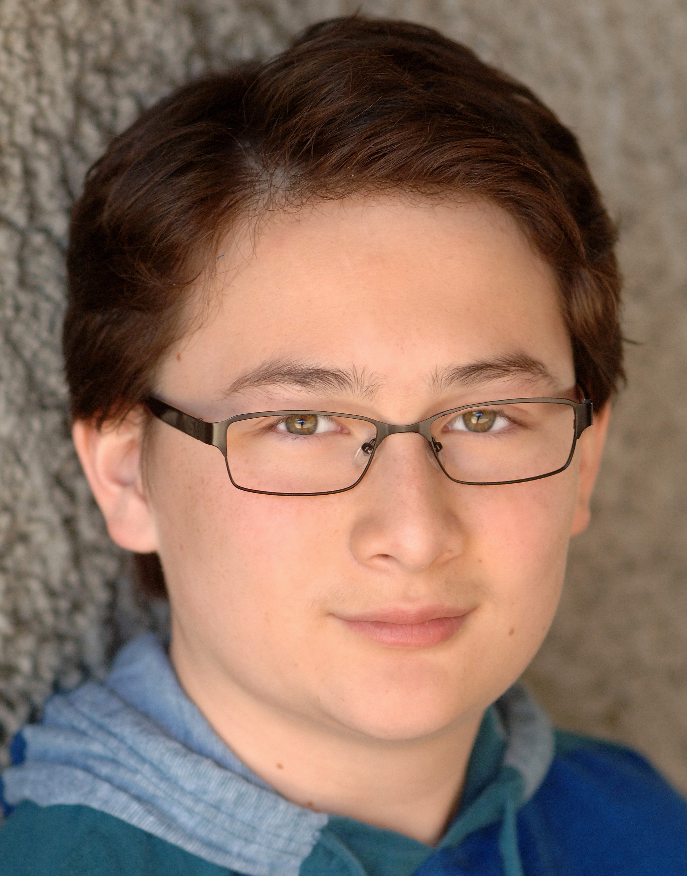 Matthew Jacob Wayne Theatrical Head Shot Feb, 2015 (13 y.o.)