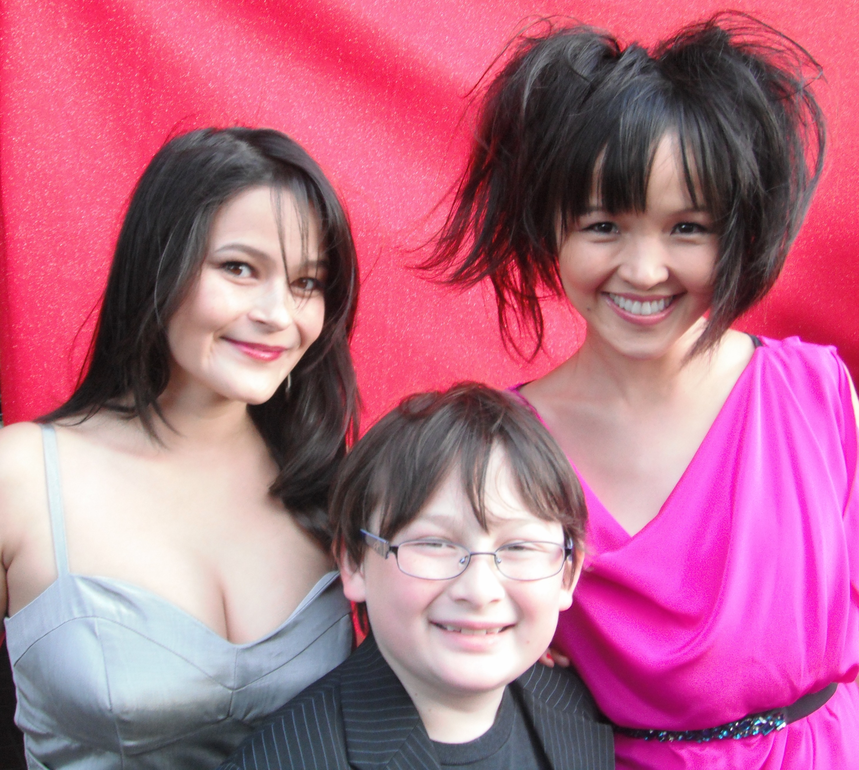 Matthew Jacob Wayne with Romi Danes (L) and Tania Gunadi (R) at the Miss Teen Asia USA celebration party, in 2011, for Matthew's God Sister: Miss Teen Asia USA: Meeghan Henry.