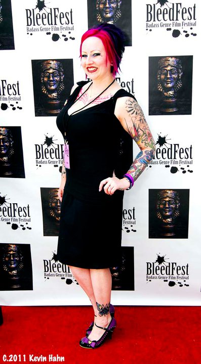 Inkerbella attends Bleedfest Film Festival June 2011 Pic by Celeb Photog. Kevin Hahn