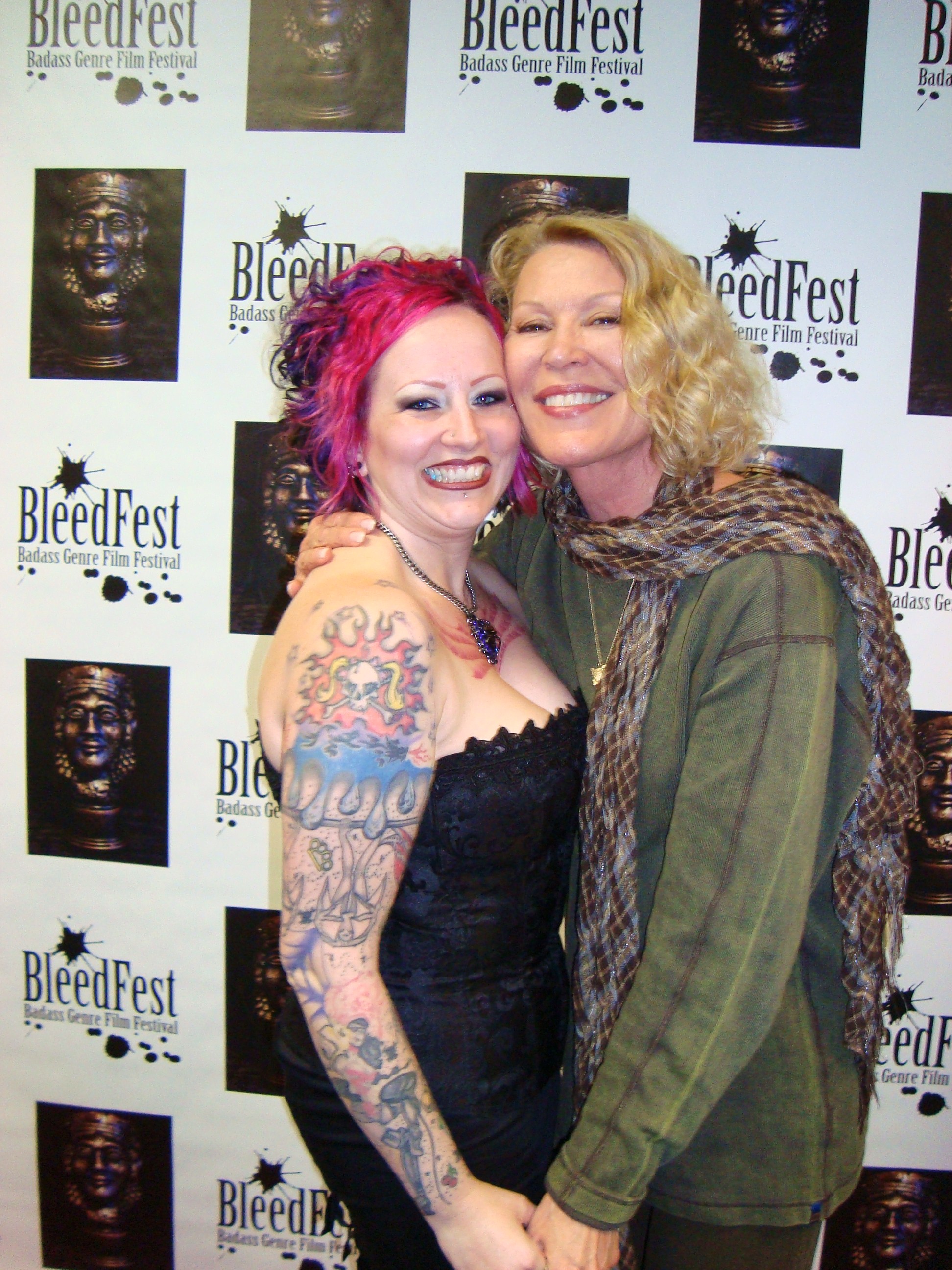 Inkerbella Attends Japan Earthquake Relief Benefit with Leslie Easterbrook Apr 2011