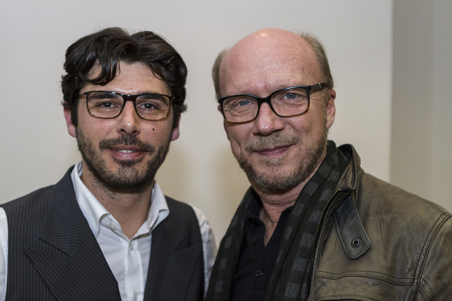 Ricardo Angelini and Paul Haggis in Rome