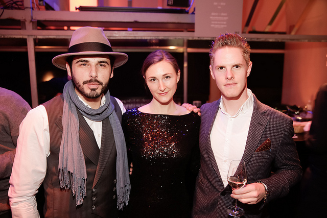 Ricardo Angelini, Lissy Pernthaler, Andreas Hartner at Berlinale event 2015 BLS Film commission