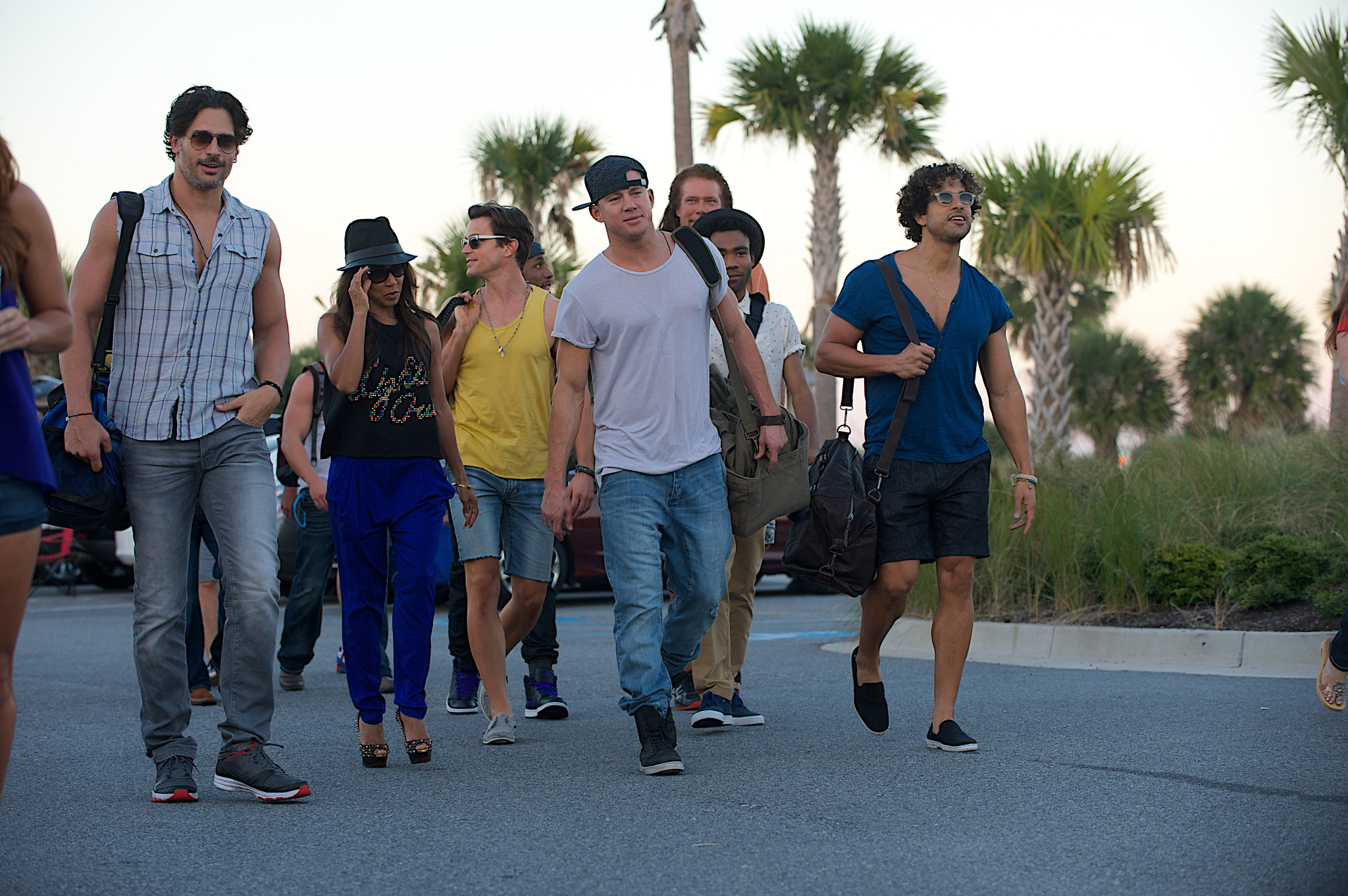 Still of Jada Pinkett Smith, Matt Bomer, Joe Manganiello, Kevin Nash, Adam Rodriguez and Channing Tatum in Magiskasis Maikas XXL (2015)