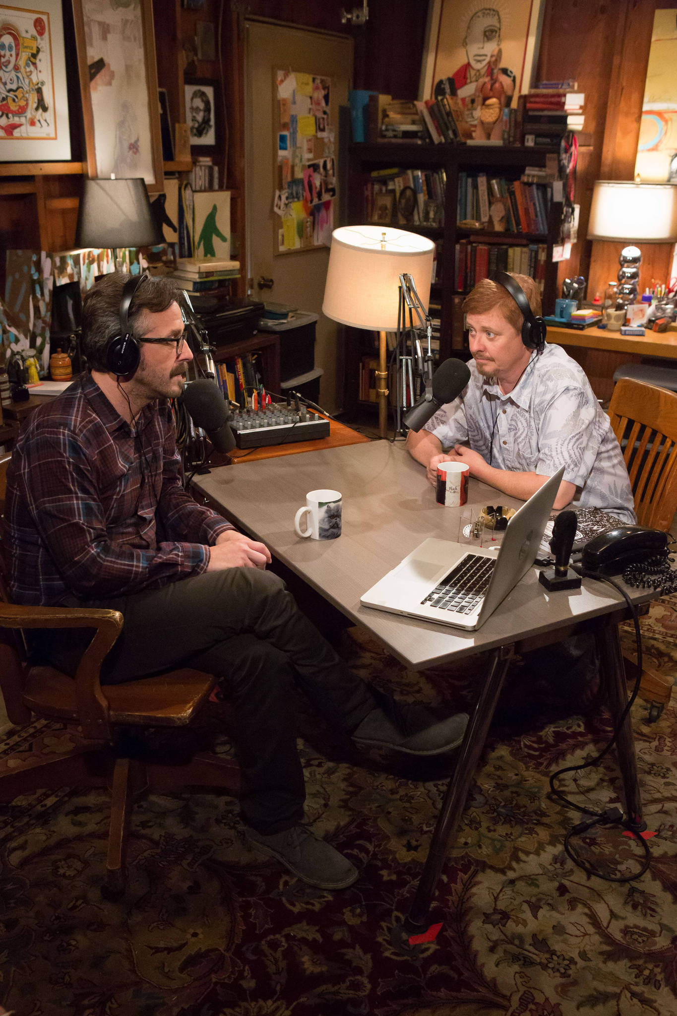 Still of Dave Foley and Marc Maron in Maron (2013)