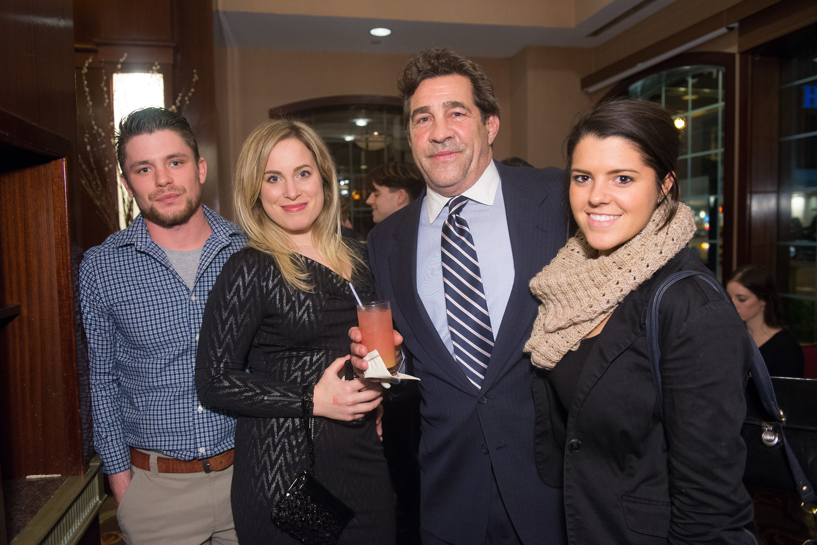 Tom Kohut, Jordan Elizabeth Gelber, Edward Jackowski, Ph.D, Aimee Butawski - Resident Magazine Party January 2015