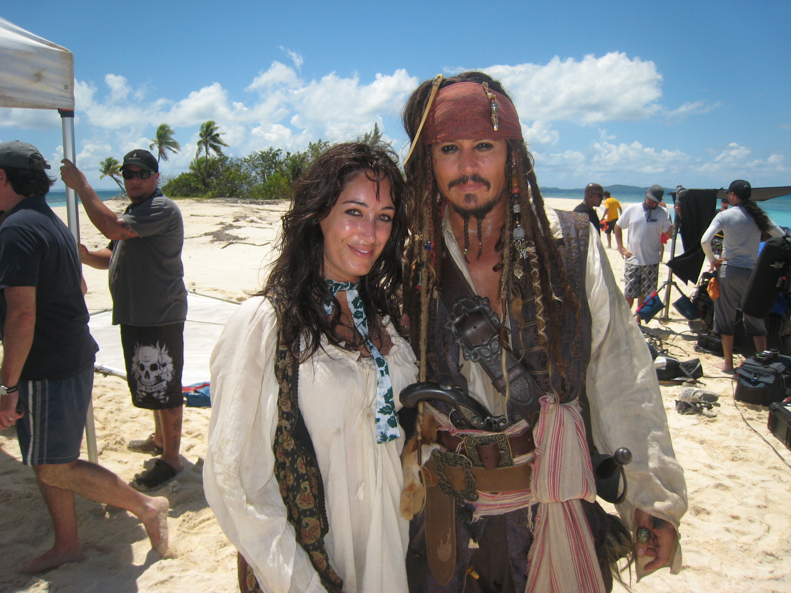 w/ Johnny Depp on Pirates of the Caribbean; On Stranger Tides