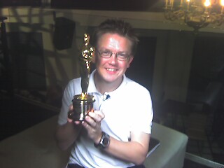 With Adam Elliotts 'Oscar' for Harvey Krumpet