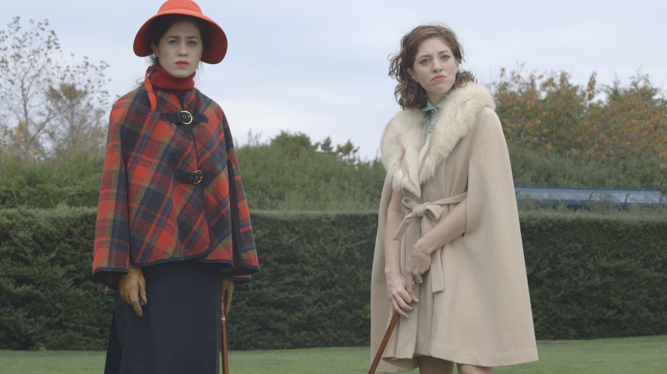 Screen grab from the upcoming 'The Sandman Chronicles': croquet, the Sinclair sisters way. Directed by Gretta Wilson/NYU