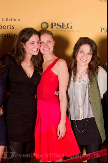 Laura Thies, Sophia Parra, Laura Augarten at the Surviving Family Premiere NYC
