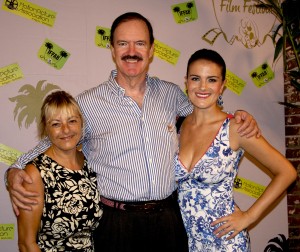 Sue Field, Robert McCormick and Daphne Schmon at the International Film Festival of Antigua and Barbuda