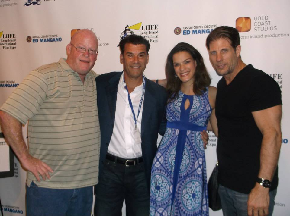 From left to right- Chris Connelly, John Bianco, Jacqueline Hendy and Brian S. Carpenter. At LIIFE, in Bellmore Long Island.