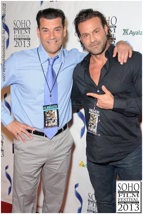 John Bianco and Steve Stanulis at the Soho film festival, screening their film 