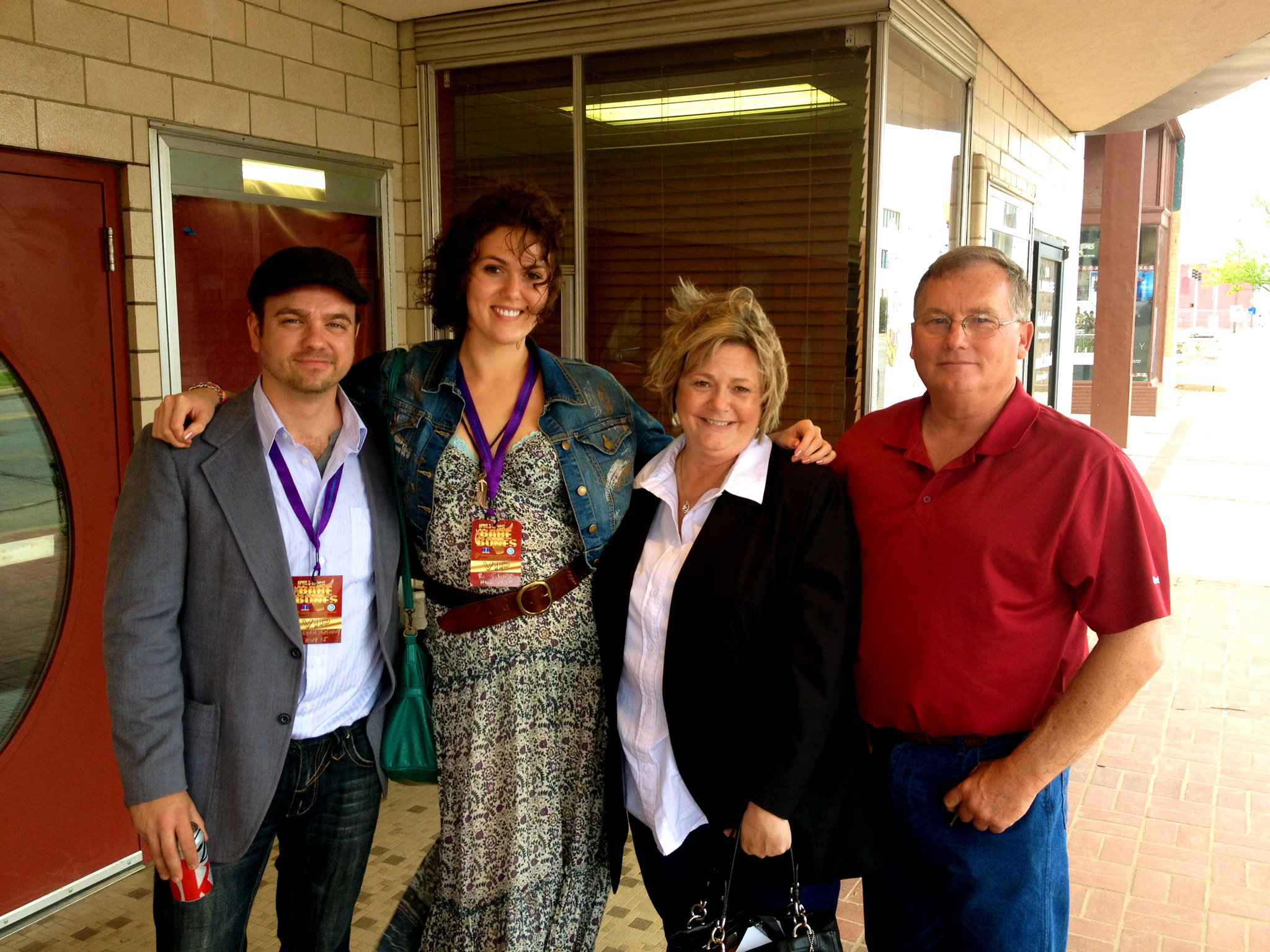 Writer-Director-Producer Rachael Meyers and Actor Bryan McKinley at the Bare Bones Film Festival