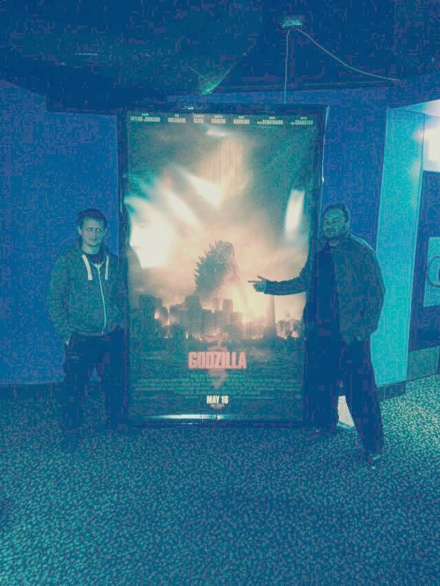 Going to watch Godzilla (2014) - Nottingham.