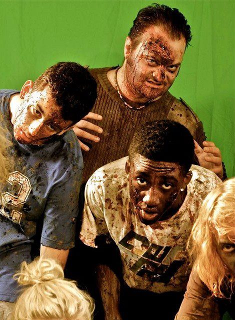 Green Screen behind the Scenes of Wasteland (2015)