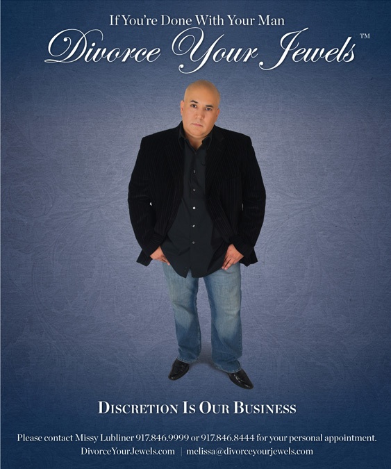 2010 Hamptons Magazine full page ad Labor Day issue for Divorce Your Jewels.