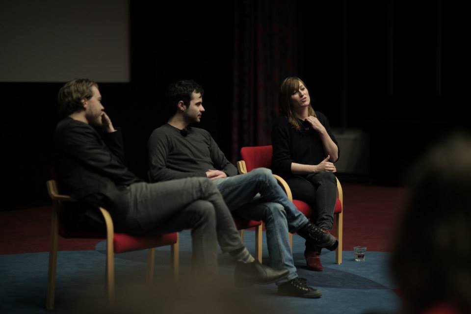 Giving a talk at The European Film College