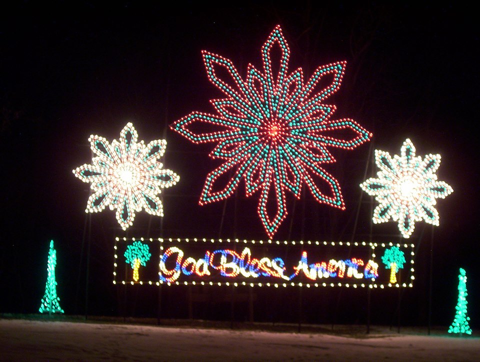 Ogelbay Park Festival of Lights. Wheeling, West Virginia.