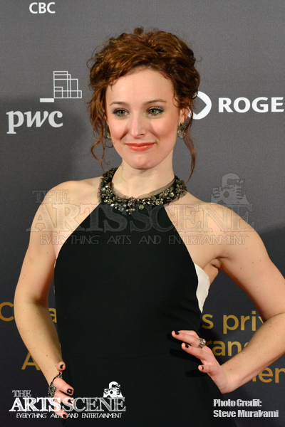 Carrie-Lynn Neales at the Canadian Screen Awards.