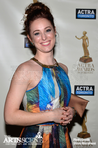 Carrie-Lynn Neales at the ACTRA Awards