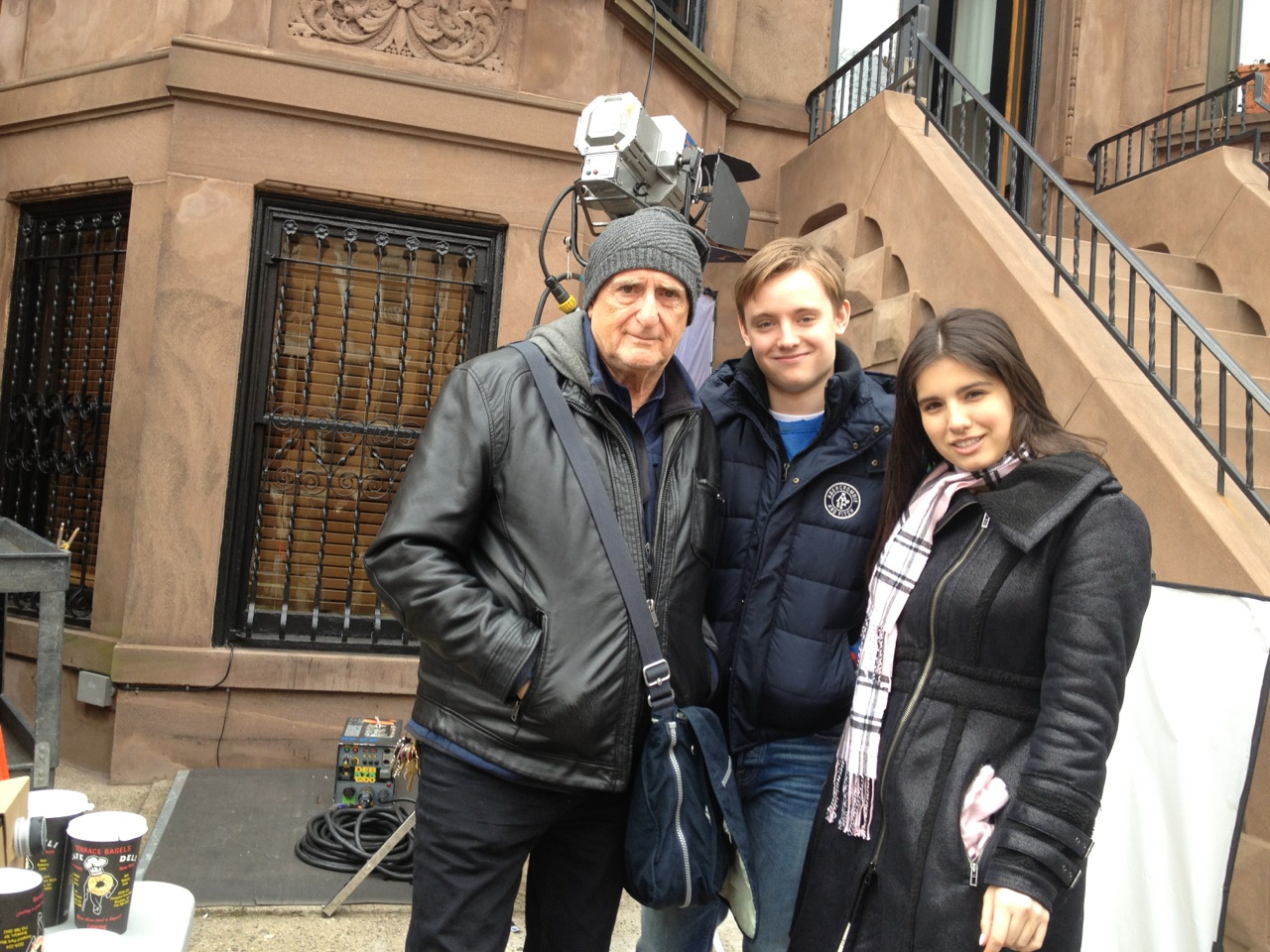 Cameron Fachman, Director- Bob Giraldi and Angelica Boccella. On set 