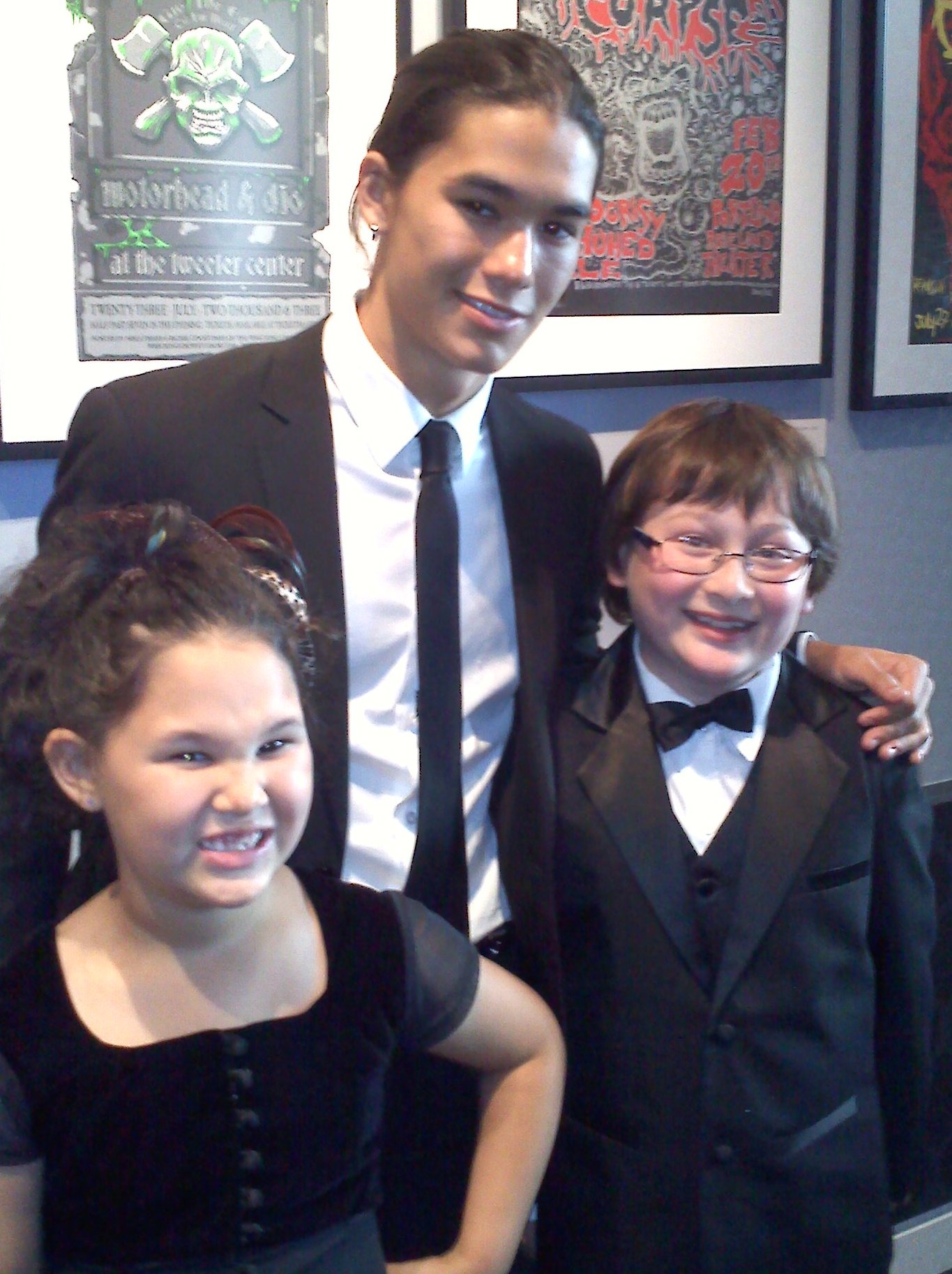 Matthew, Booboo Stewart and his sister, Sage at the Omni Awards 2012 where Matthew won his first BEST ACTOR AWARD!