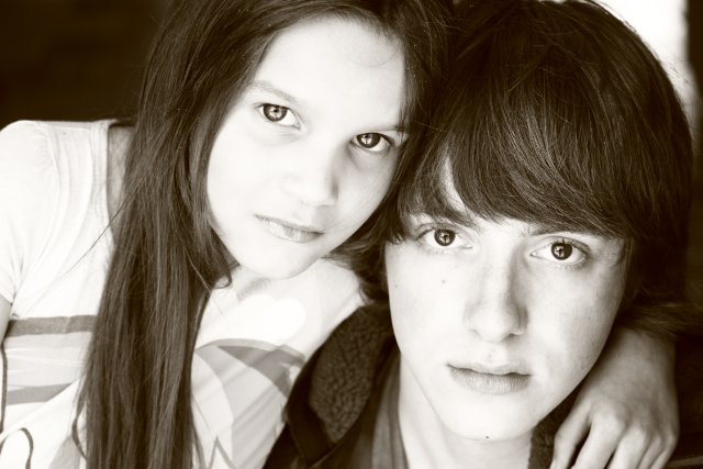 Chad and his lil' sis, Anastasia Sept. 2013