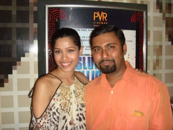 Freida Pinto & Rahul Khandare