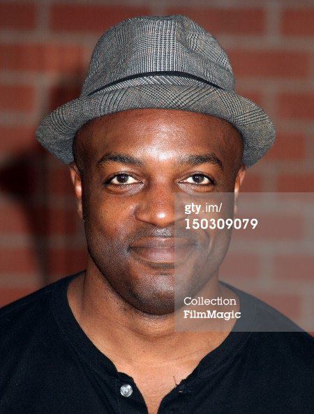 LOS ANGELES, CA - AUGUST 14: Actor Darwin Harris arrives at the official private table read of 'The Bay' Season 3 on August 14, 2012 in Los Angeles, California.