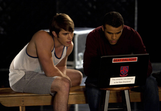 Still of Blake Jenner and Jacob Artist in Glee (2009)