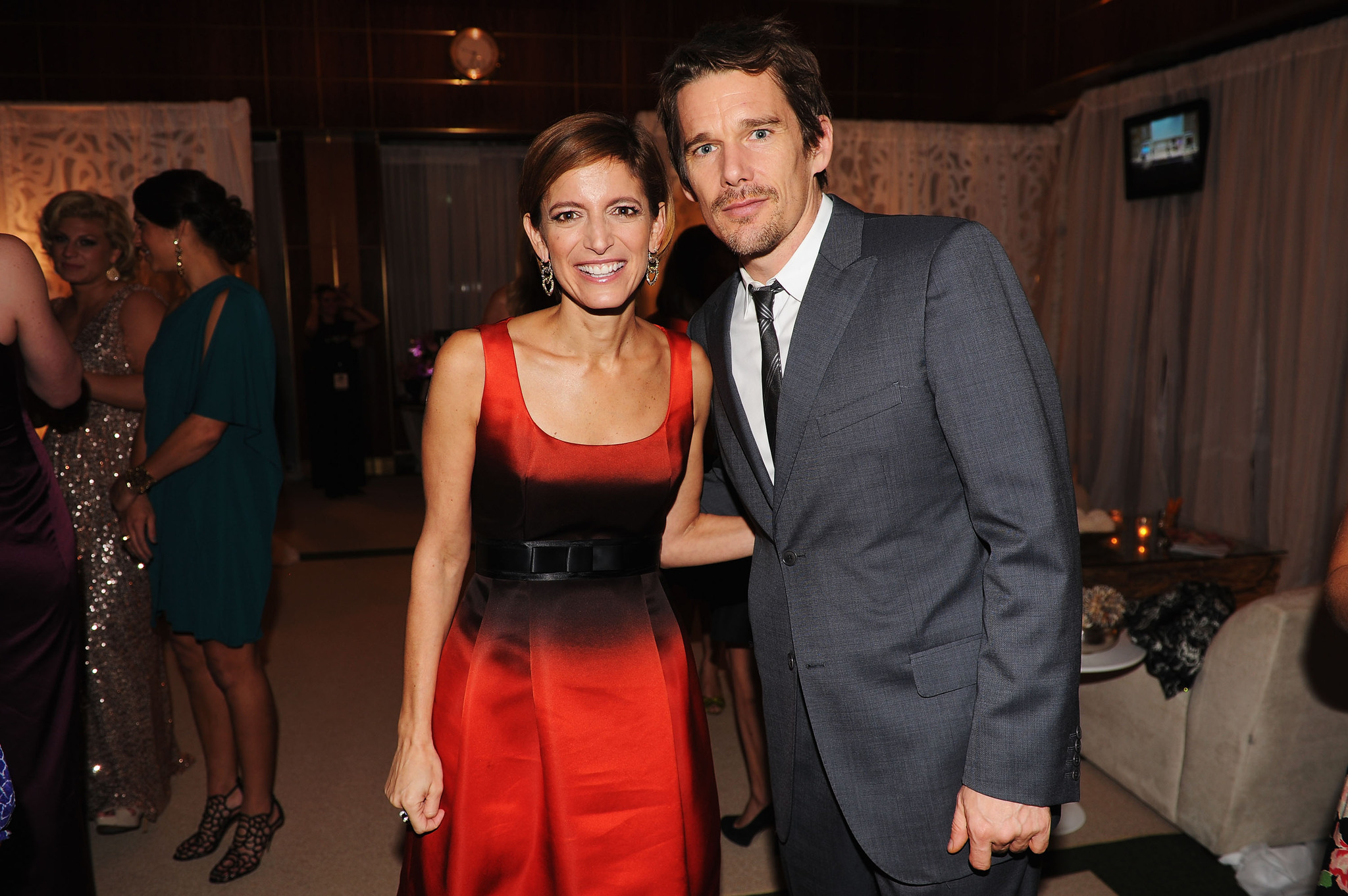 Ethan Hawke and Cindi Leive