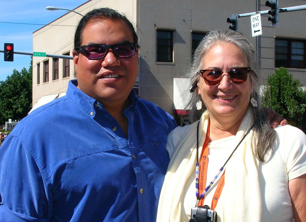 Director Chris Eyre and Katherine @ Film Party in Pendleton: 