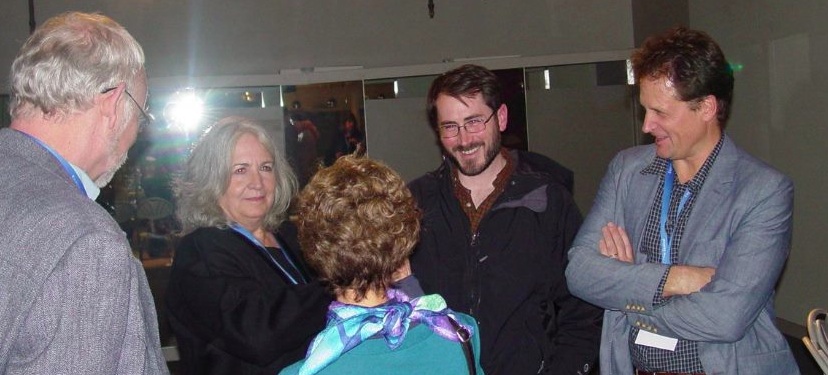 Jeff Johnston, Katherine Wilson, Eugene Film society's Joshua Purvis, Oregon Film Commissioner Tim Williams and Senator Nancy Nathanson @ Eugene International film Festival VIP Reception