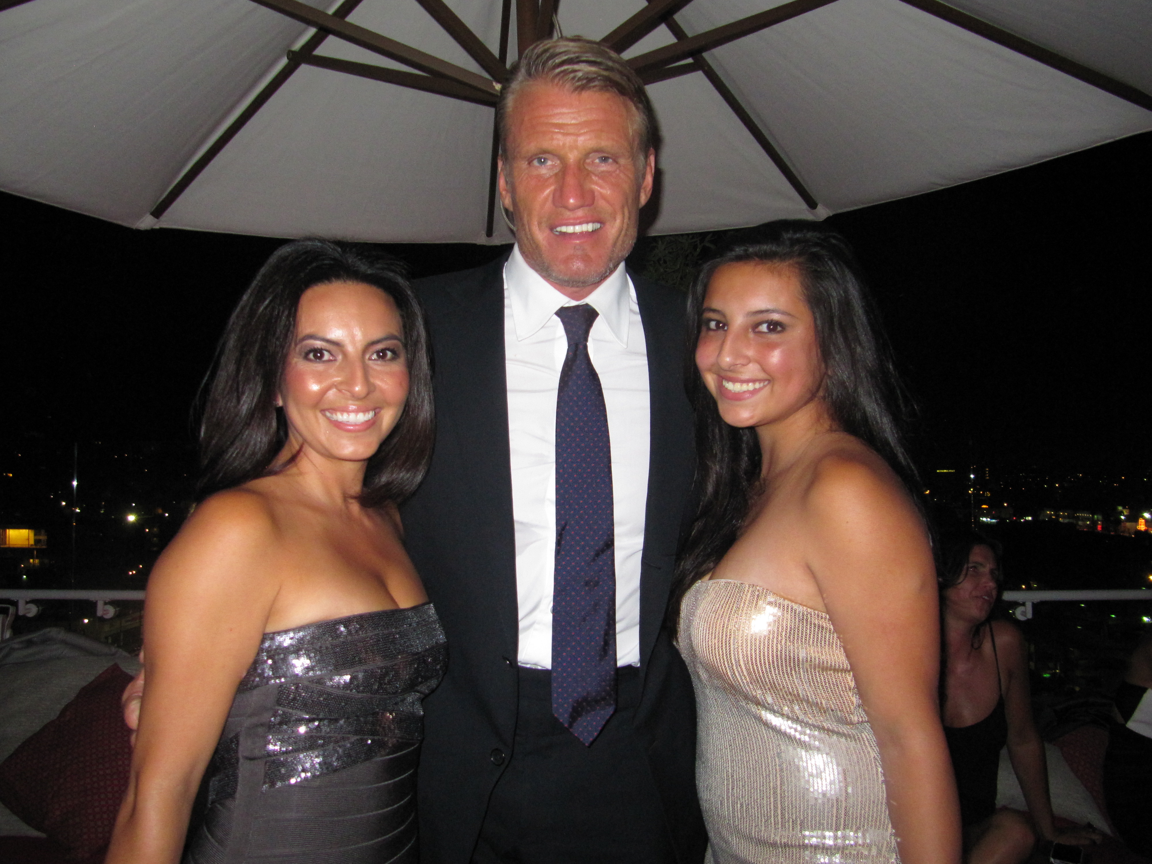 Lisa Leyva, Dolph Lundgren at The Expendables 2 After Party, Drais Hollywood, August 15, 2012