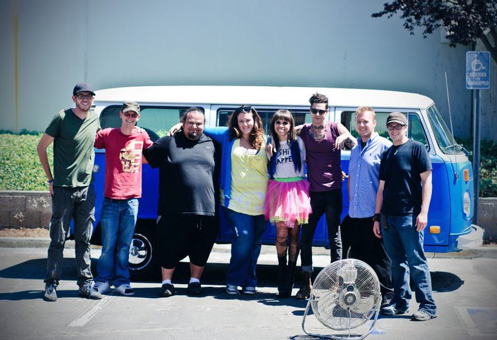 The Cast and Crew of The Thrill Music Video.